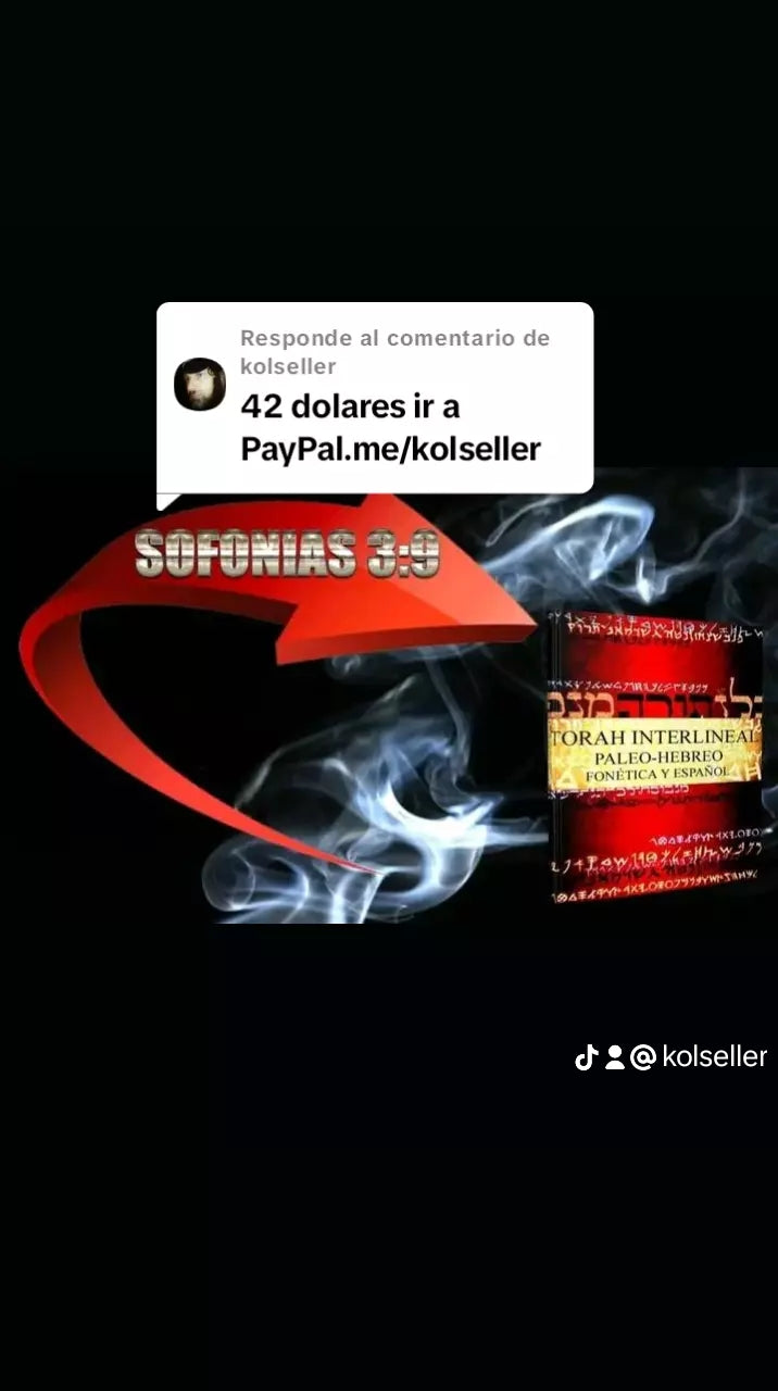 Torah para leer en Hebreo, Fonética y Español