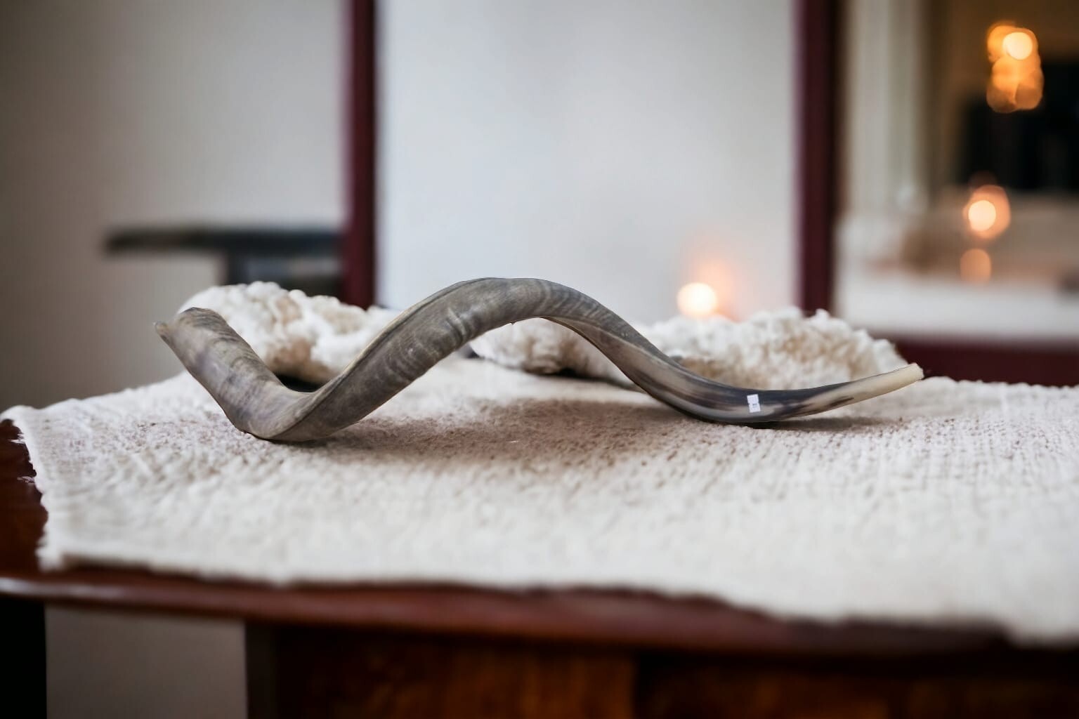 Huge SHOFAR Very Big Half Natural Half polish Kosher Kudu Horn 51 " 130cm RARE