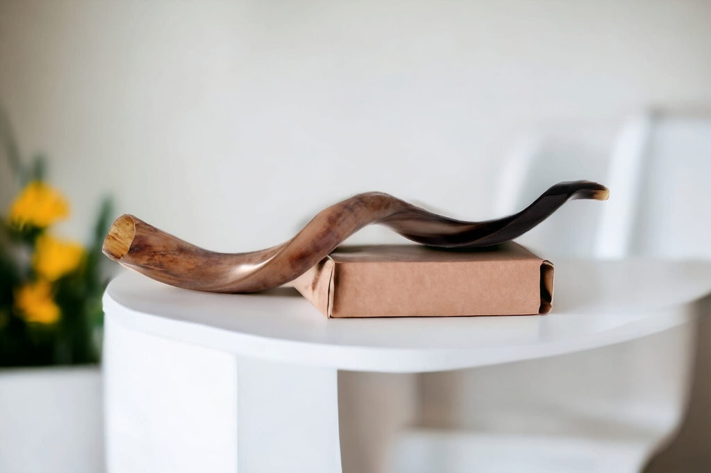 Shofar Polished Polish Kosher Kudu Horn 36" -40 " inch (90-100cm) Made In Israel